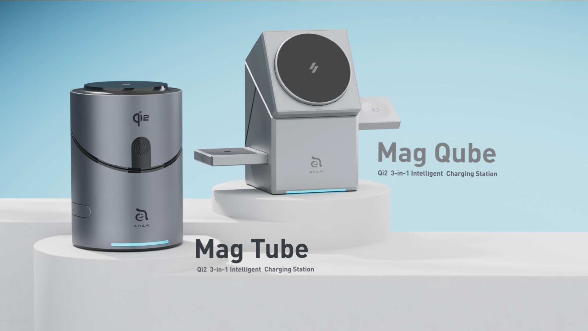 Mag Tube & Mag Qube Qi2 3-in-1 Intelligent Charging Station